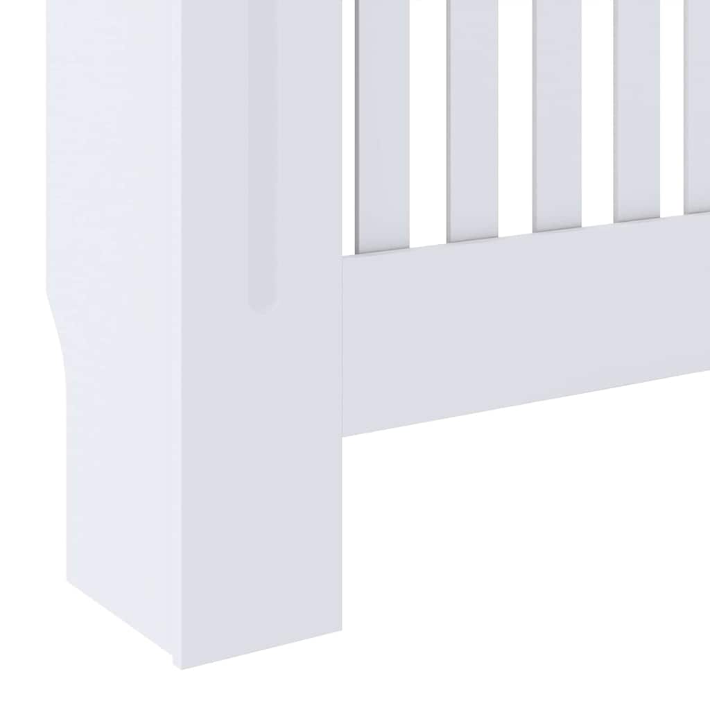 Pokrivač radijatora 2 pcs Bijelo 78 x 19 x 81,5 cm