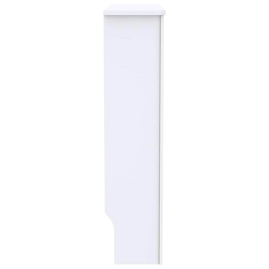 Pokrivač radijatora 2 pcs Bijelo 78 x 19 x 81,5 cm