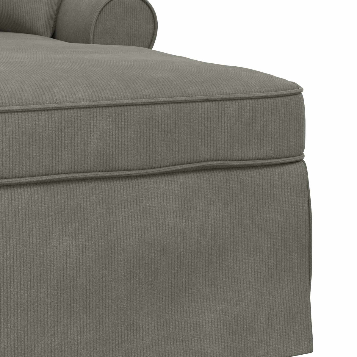 Ležaljka s suknjom 3 pcs Svijetlo siva Kordura tekstil