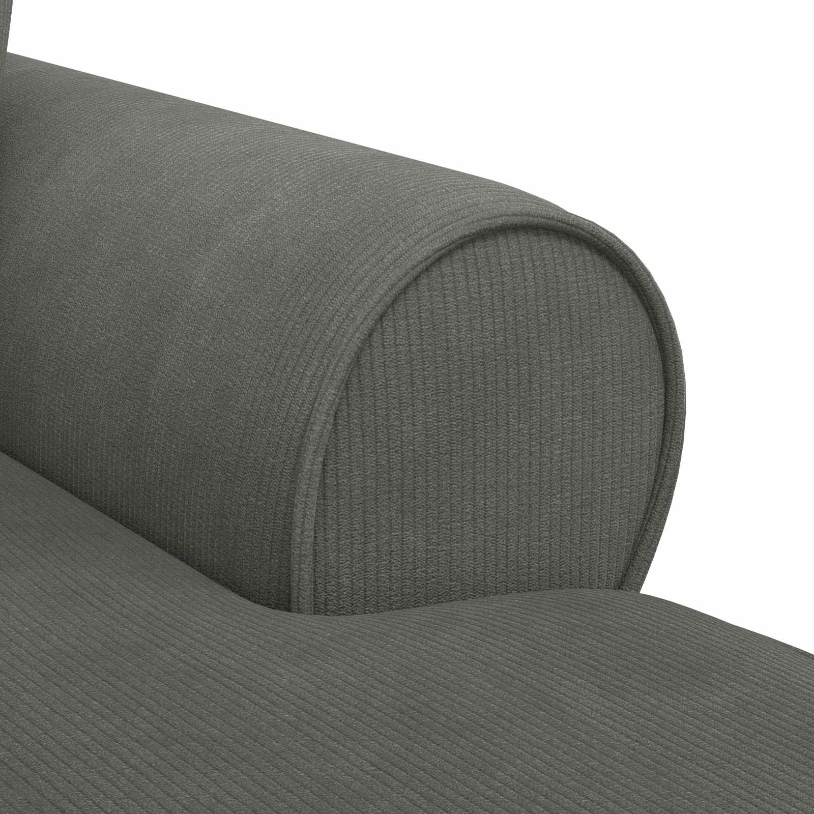 Ležaljka s suknjom s jastukom 3 pcs Tamno siva Kordura tekstil