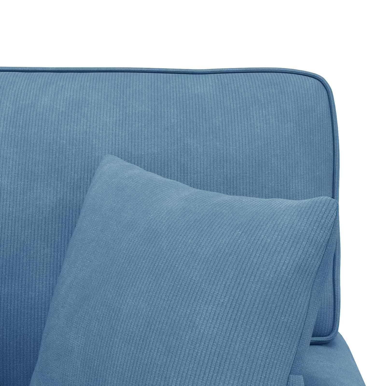 Ležaljka s suknjom s jastukom 3 pcs Plava Kordura tekstil