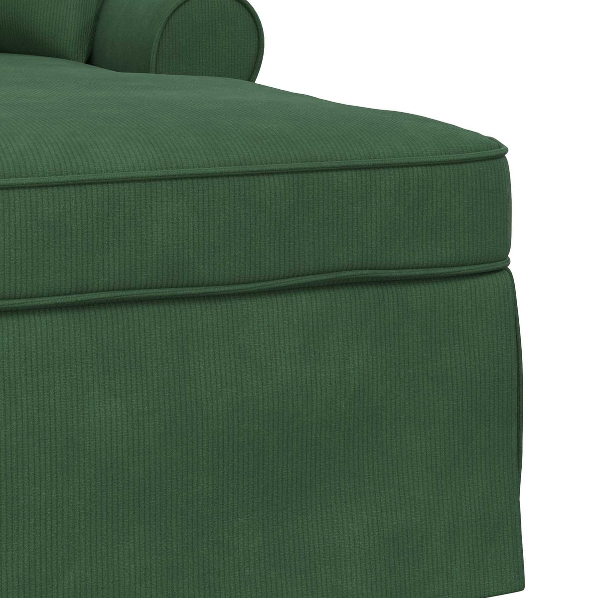 Ležaljka s suknjom 3 pcs Jungle zelena Kordura tekstil