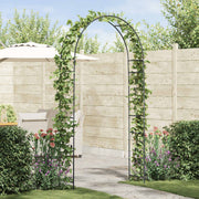 Vrtni Luk Cvjetni Crna 115 x 37 x 231 cm