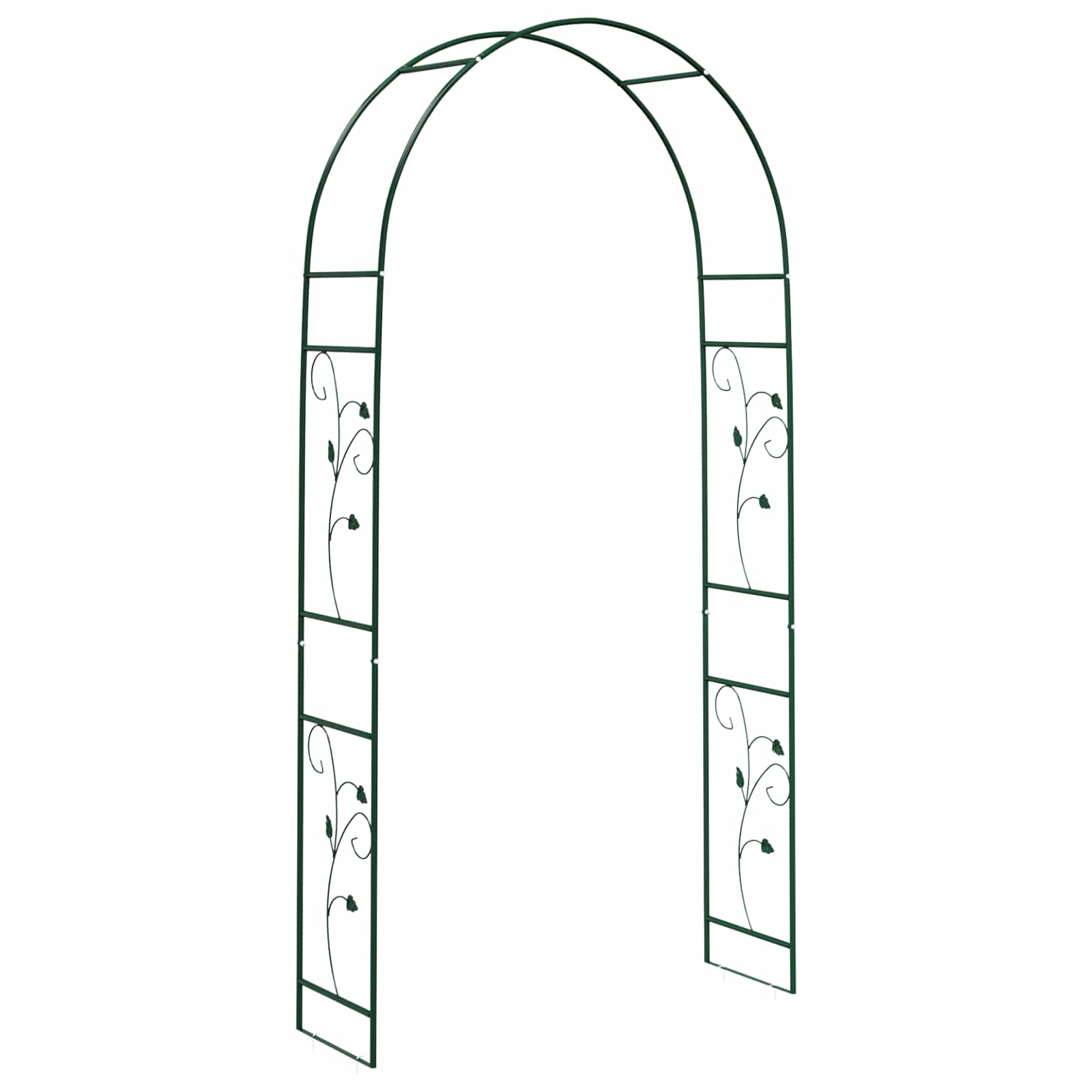 Vrtni Luk Cvjetni Zelena 115 x 37 x 231 cm