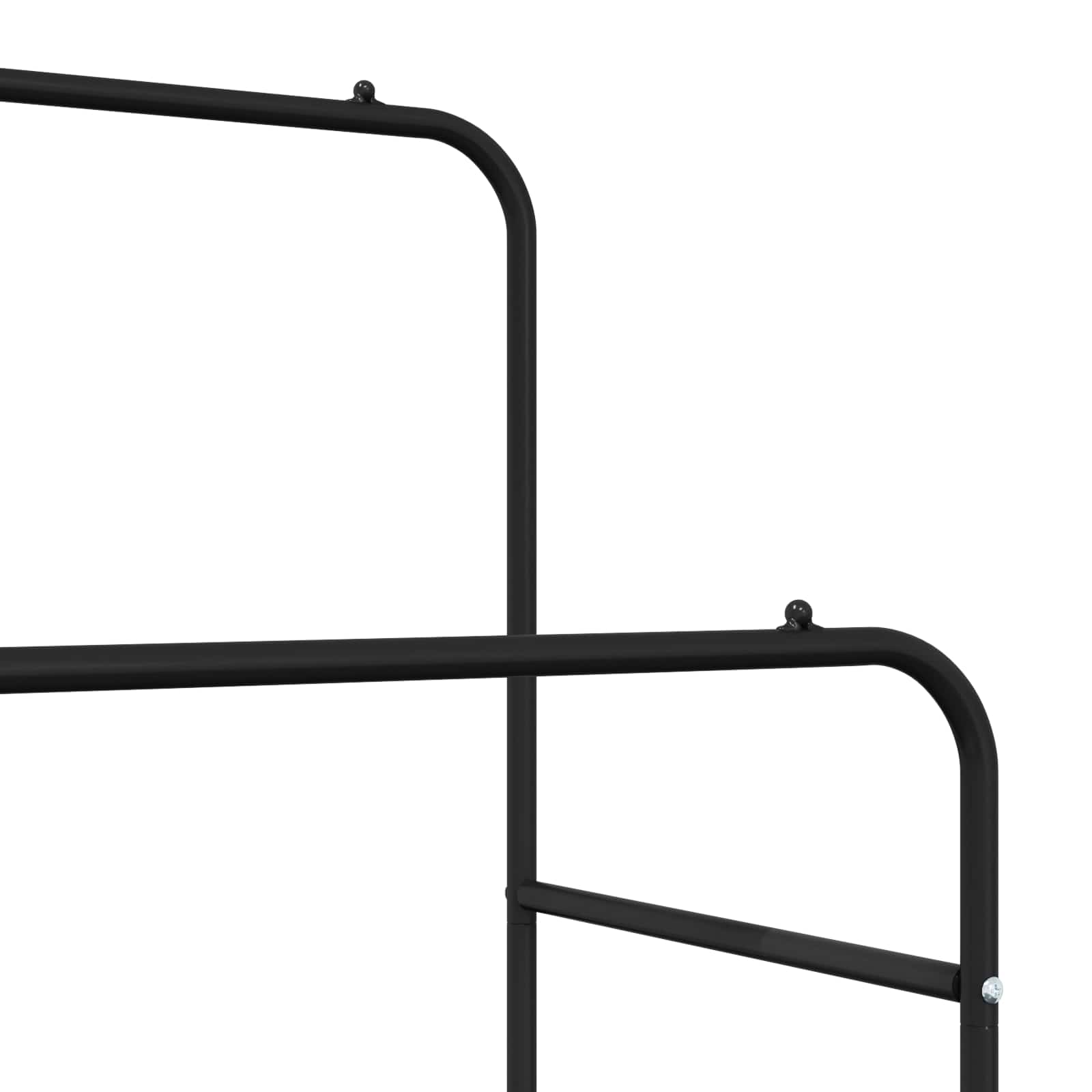Stalak za odjeću Jednobojno Crna 80 x 53 x 156 cm
