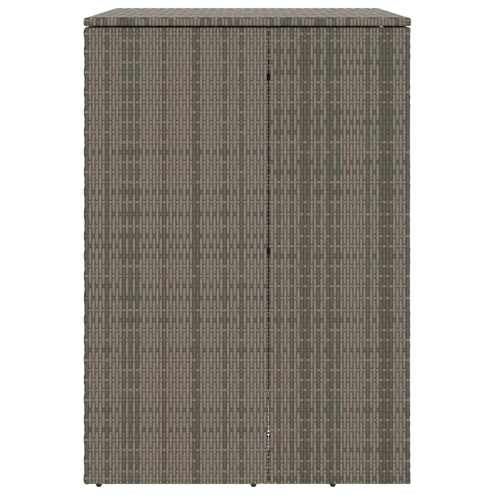 Kutija za smeće Siva 65 x 80 x 115 cm Polietilen