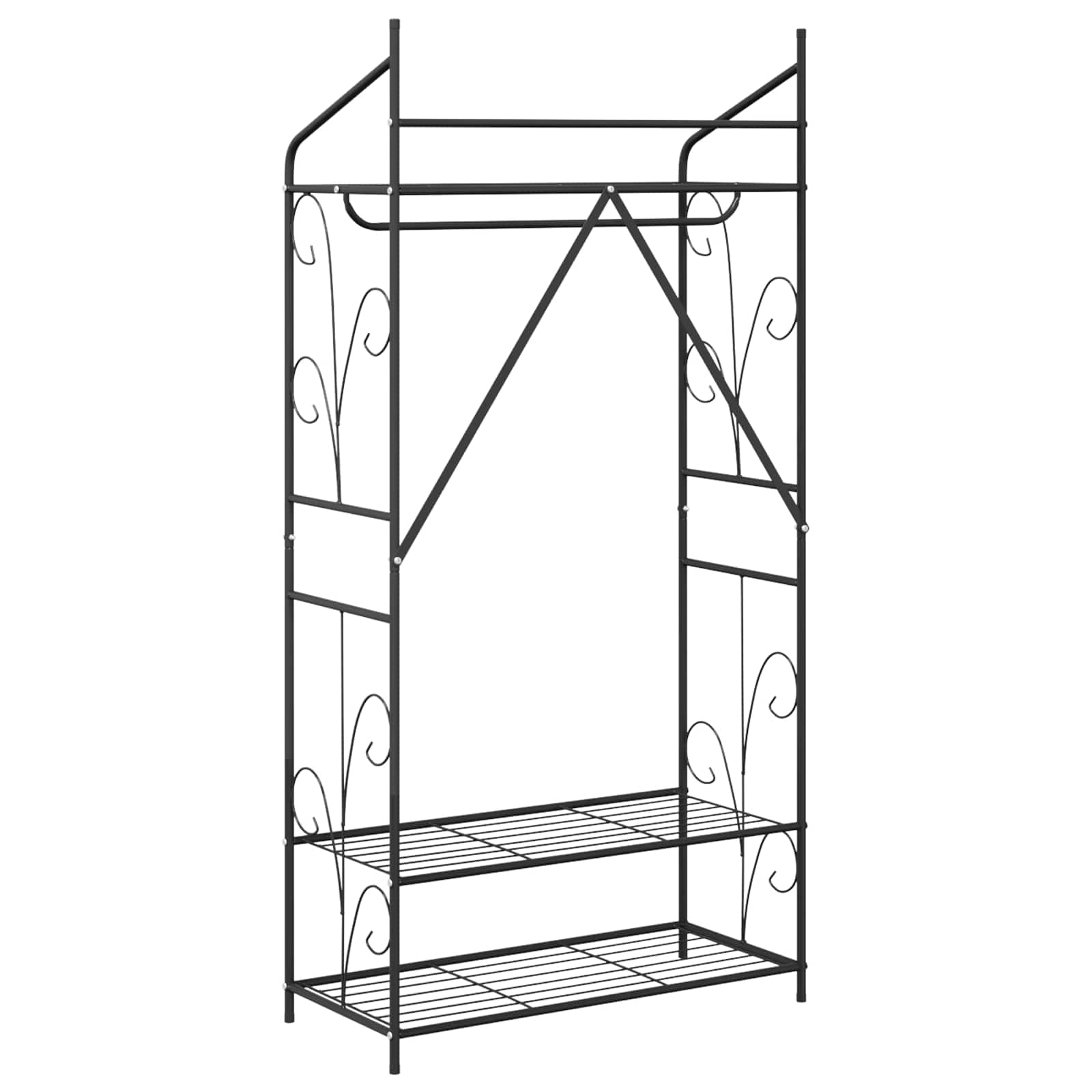 Otvoreni ormar Jednobojno 2 pcs 78 x 36 x 158 cm