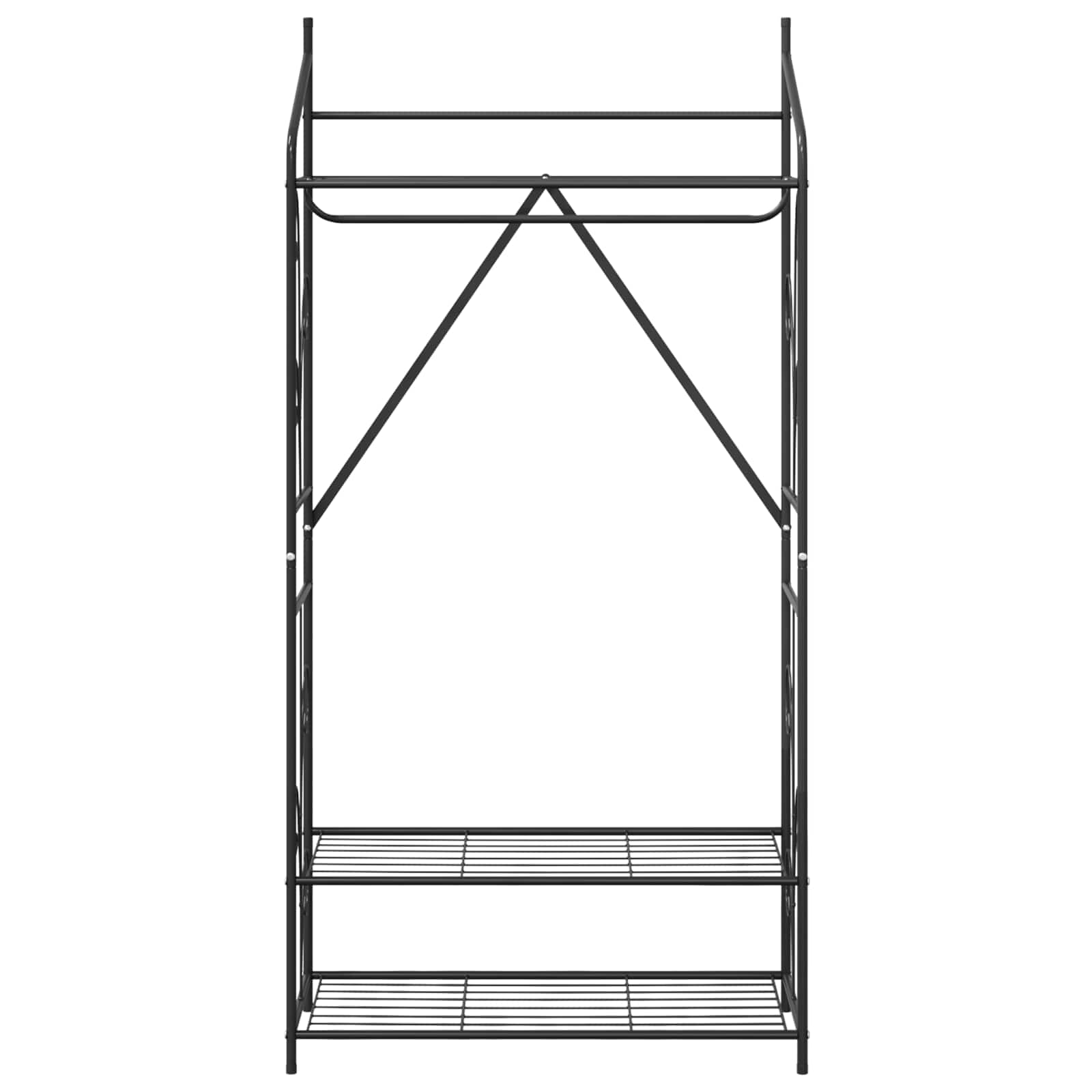 Otvoreni ormar Jednobojno 2 pcs 78 x 36 x 158 cm