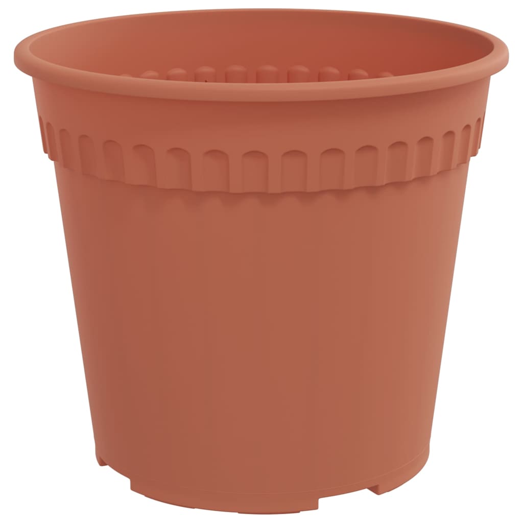 Saksije za biljke 6 pcs Crvena cigla Ø 17 x 14 cm Plastika
