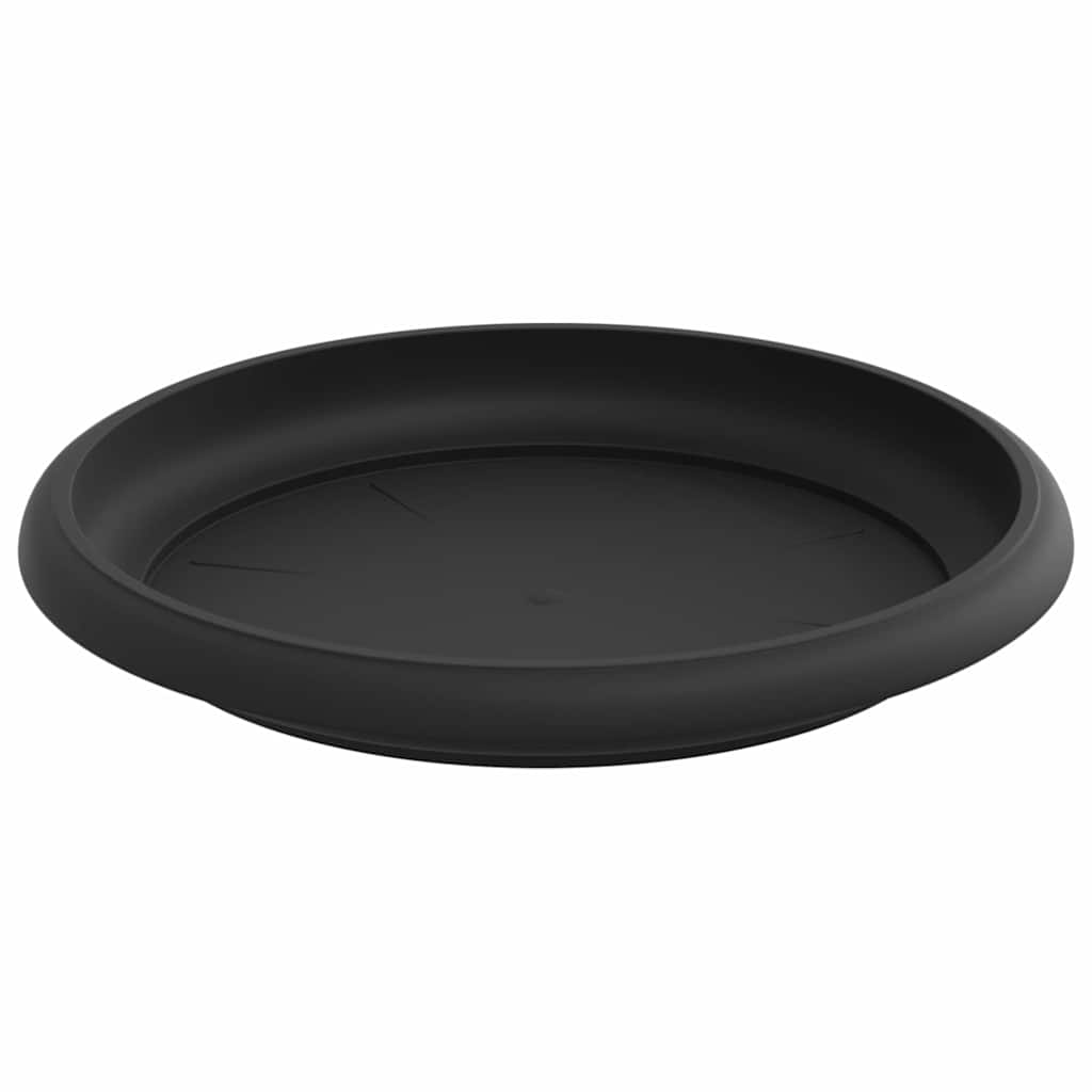 Saksije za biljke 6 pcs Crna Ø 19 x 16 cm Plastika