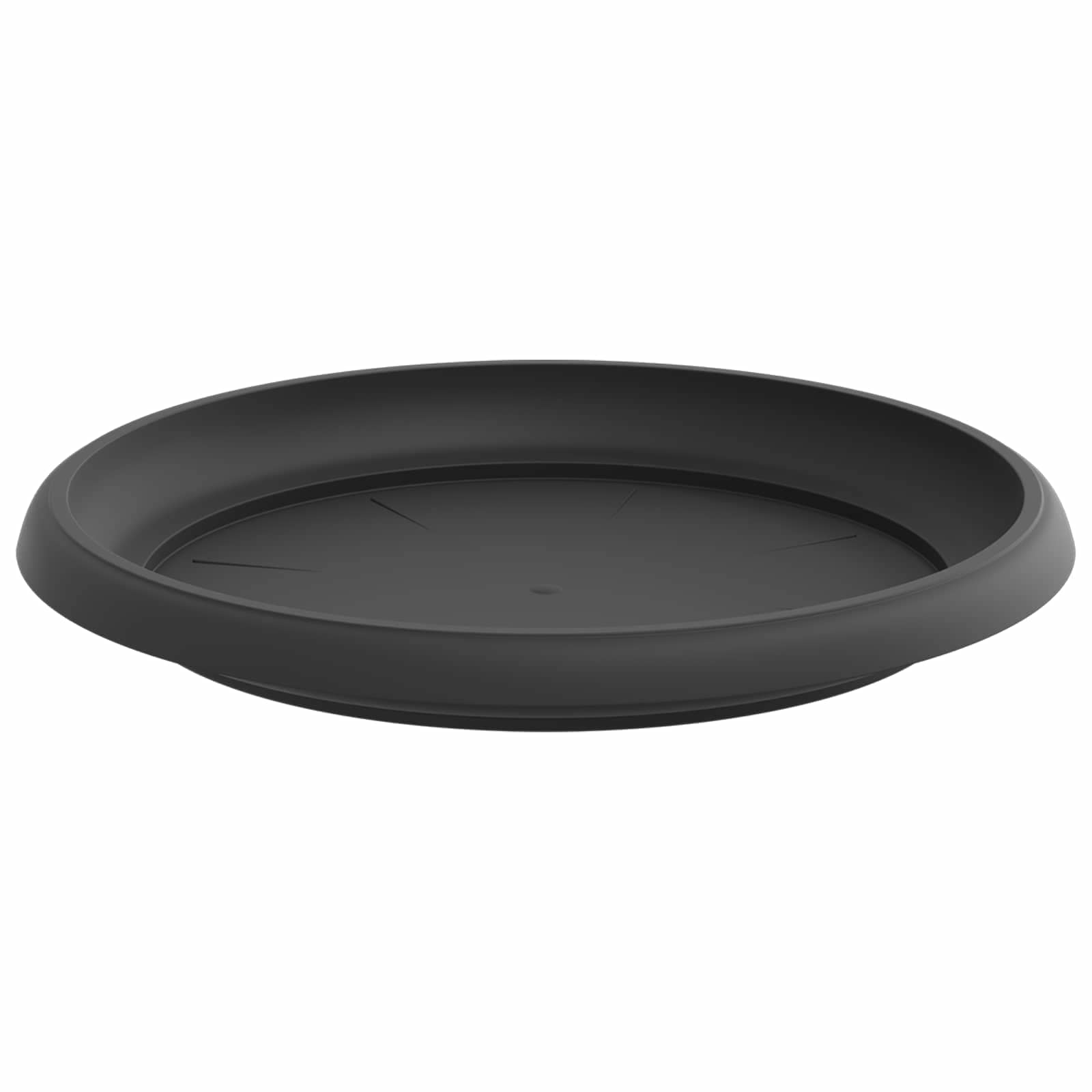 Saksije za biljke 6 pcs Crna Ø 30 x 25 cm Plastika
