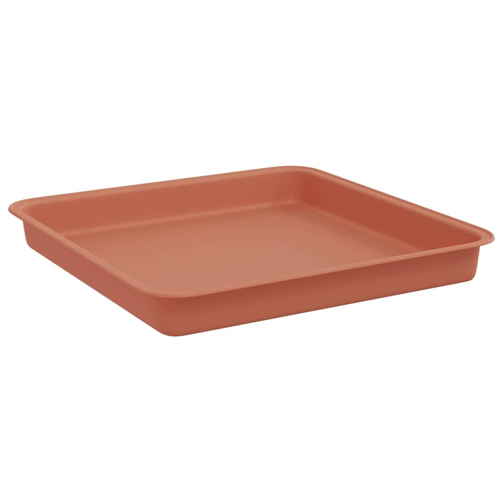 Saksije za biljke 6 pcs Crvena cigla 23 x 23 x 17,5 cm Plastika