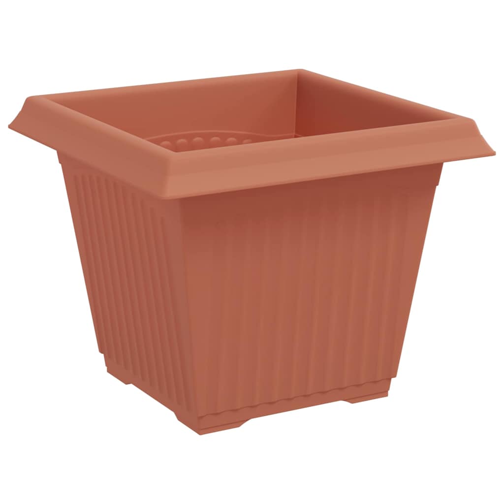 Saksije za biljke 24 pcs Crvena cigla 20 x 20 x 16 cm Plastika