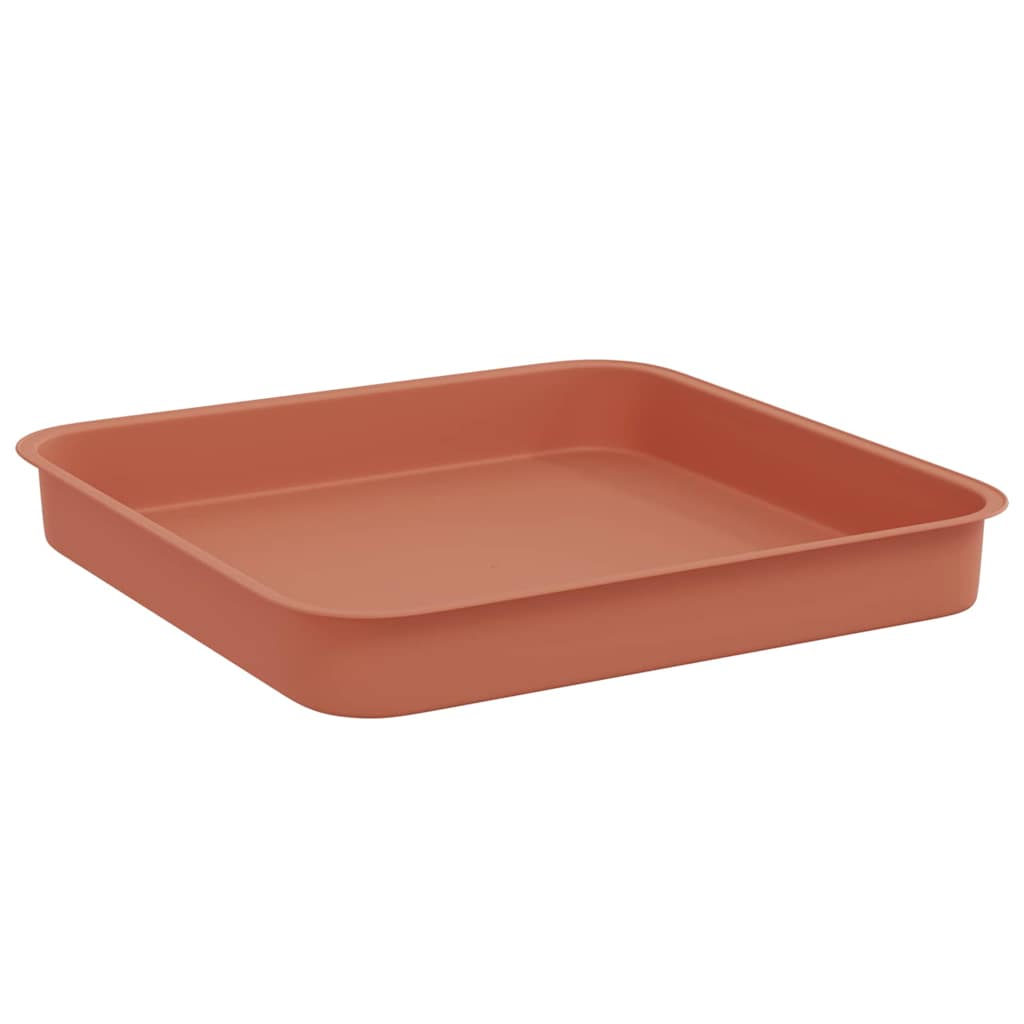 Saksije za biljke 24 pcs Crvena cigla 20 x 20 x 16 cm Plastika