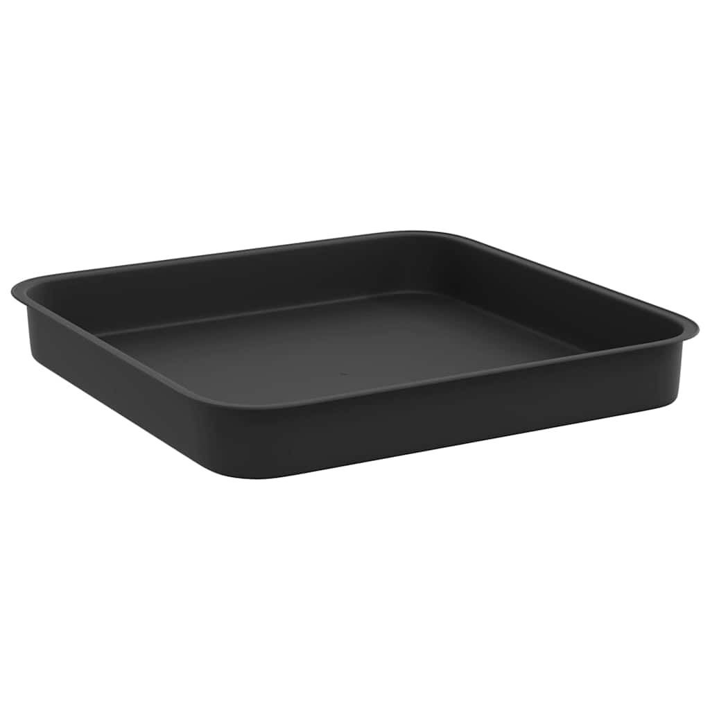 Saksije za biljke 24 pcs Crna 16 x 16 x 14 cm Plastika