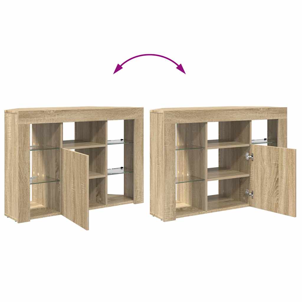 Kotni LED TV ormar Sonoma hrast 100x40x68cm Konstruirano drvo