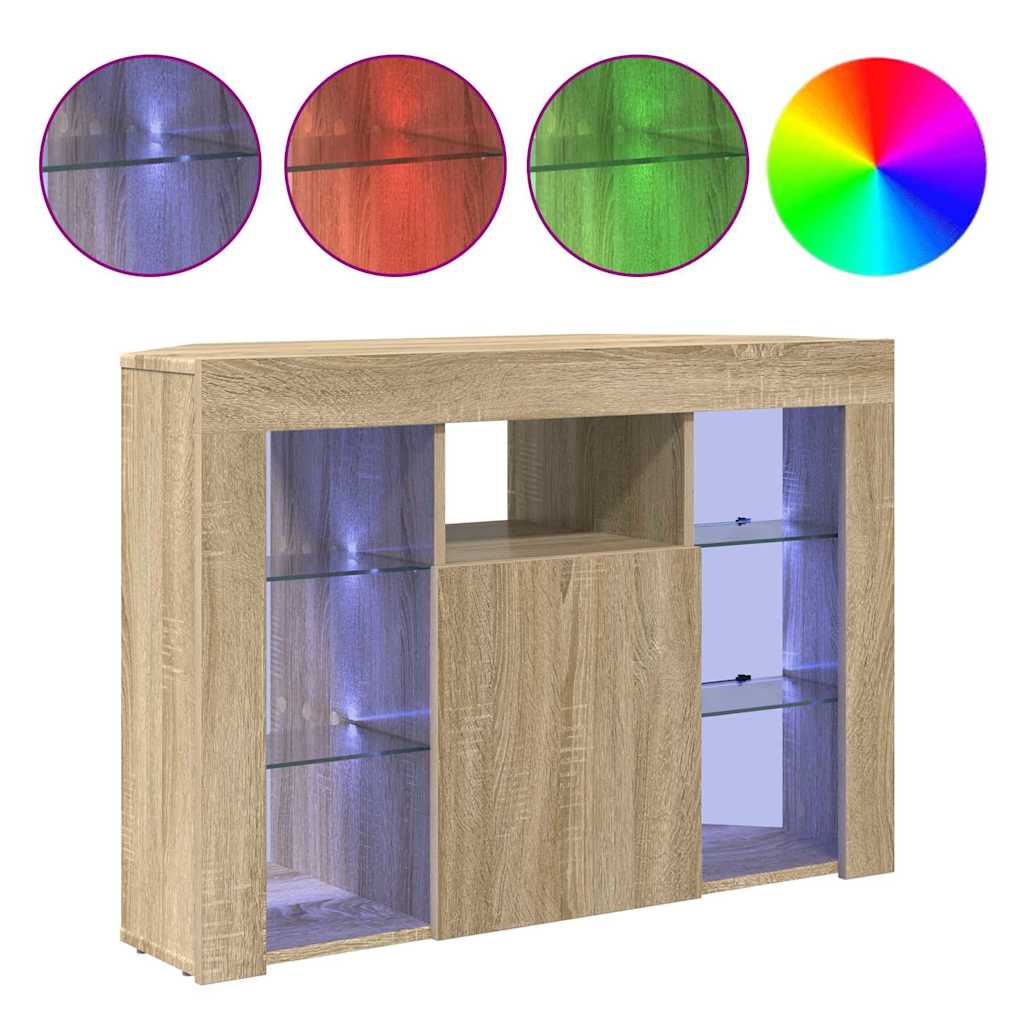 Kotni LED TV ormar Sonoma hrast 100x40x68cm Konstruirano drvo