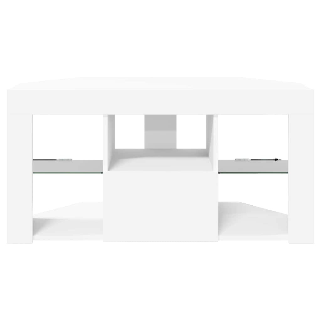 Kotni LED TV ormar Bijelo 100 x 40 x 50 cm Konstruirano drvo