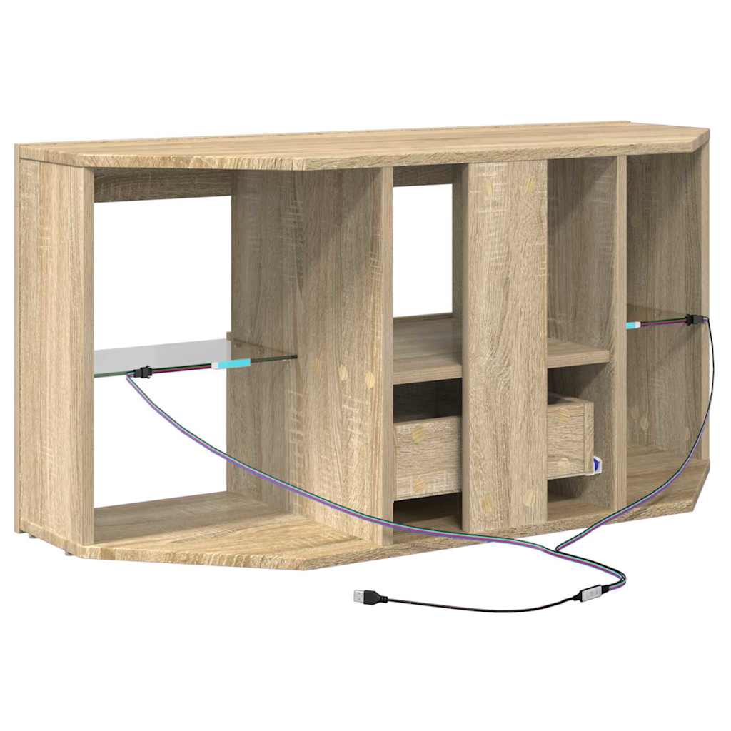 Kotni LED TV ormar Zidne Sonoma hrast 100 x 40 x 50 cm