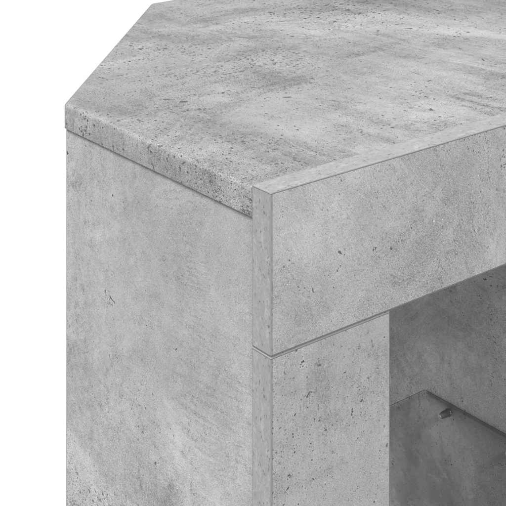 Kotni LED TV ormar 100 x 40 x 50 cm Betonski sivi