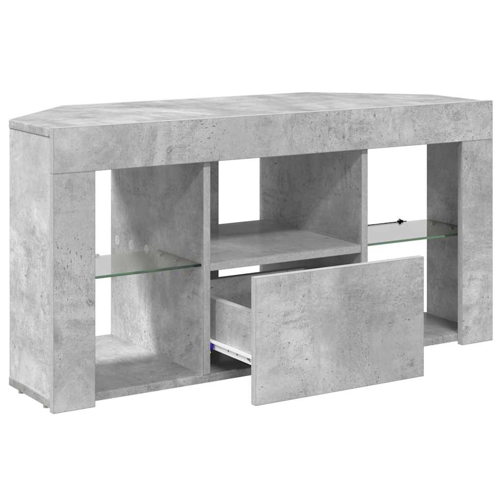 Kotni LED TV ormar 100 x 40 x 50 cm Betonski sivi