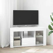 Kotni LED TV ormar Zidne Visoki sjaj bijela 100 x 40 x 50 cm