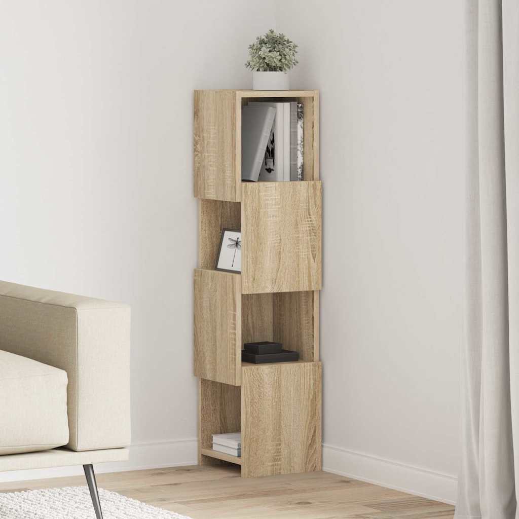 Kutni ormarić Sonoma hrast 25,5x25x102cm Konstruirano drvo