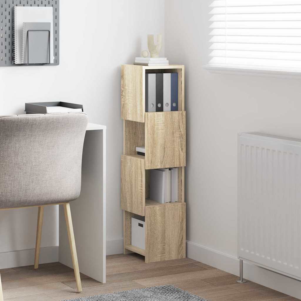 Kutni ormarić Sonoma hrast 25,5x25x102cm Konstruirano drvo