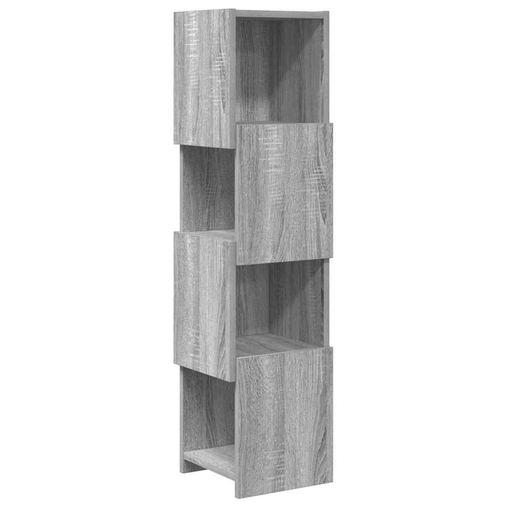 Kutni ormarić Siva Sonoma 25,5x25x102cm Konstruirano drvo