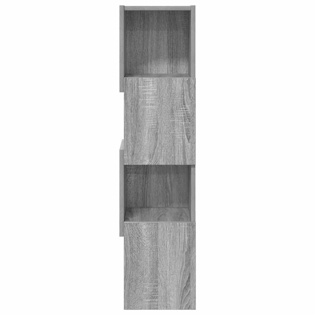 Kutni ormarić Siva Sonoma 25,5x25x102cm Konstruirano drvo