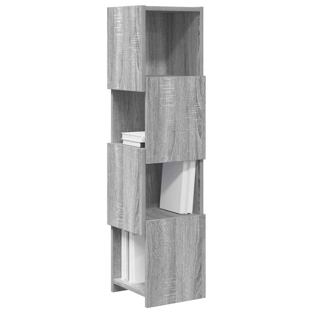 Kutni ormarić Siva Sonoma 25,5x25x102cm Konstruirano drvo