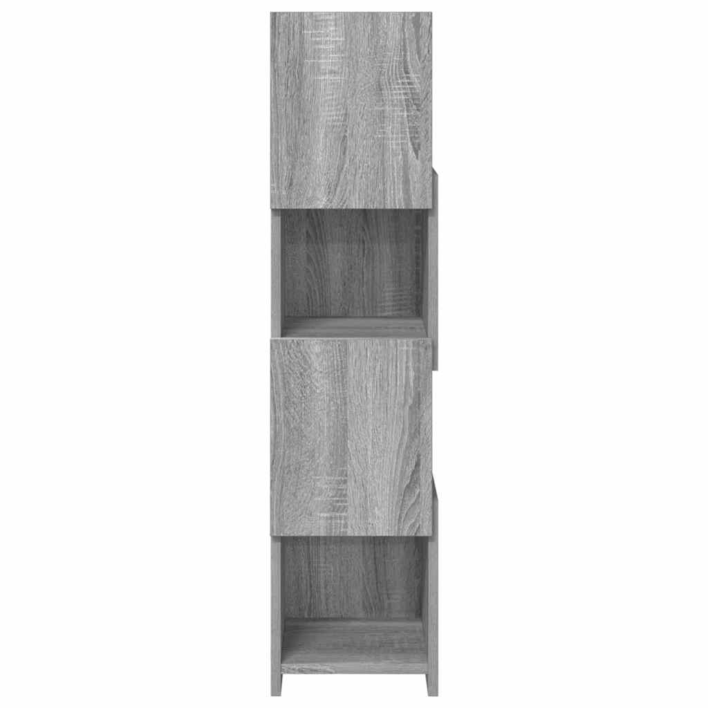 Kutni ormarić Siva Sonoma 25,5x25x102cm Konstruirano drvo