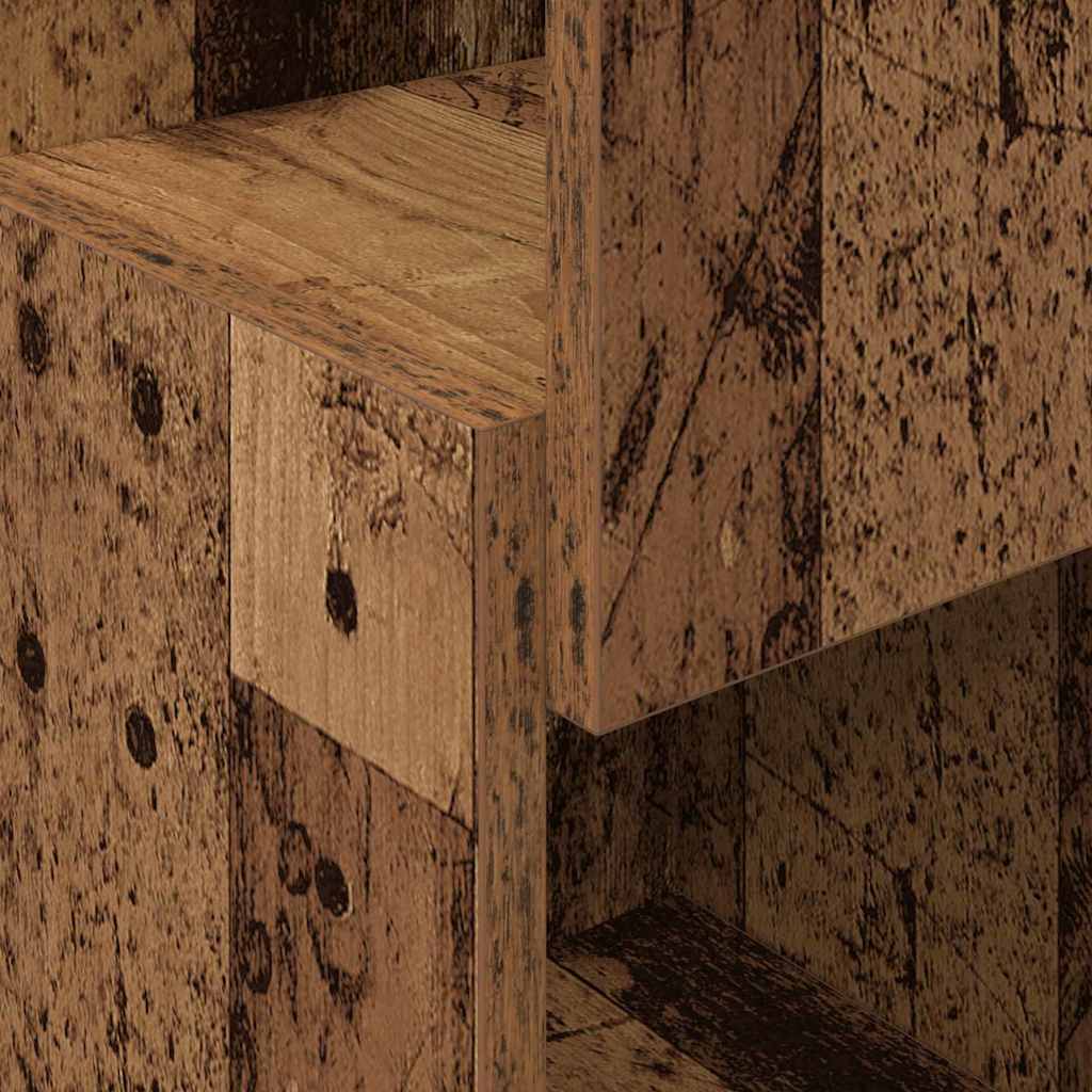Kutni ormarić Staro drvo 25,5x25x80cm Konstruirano drvo