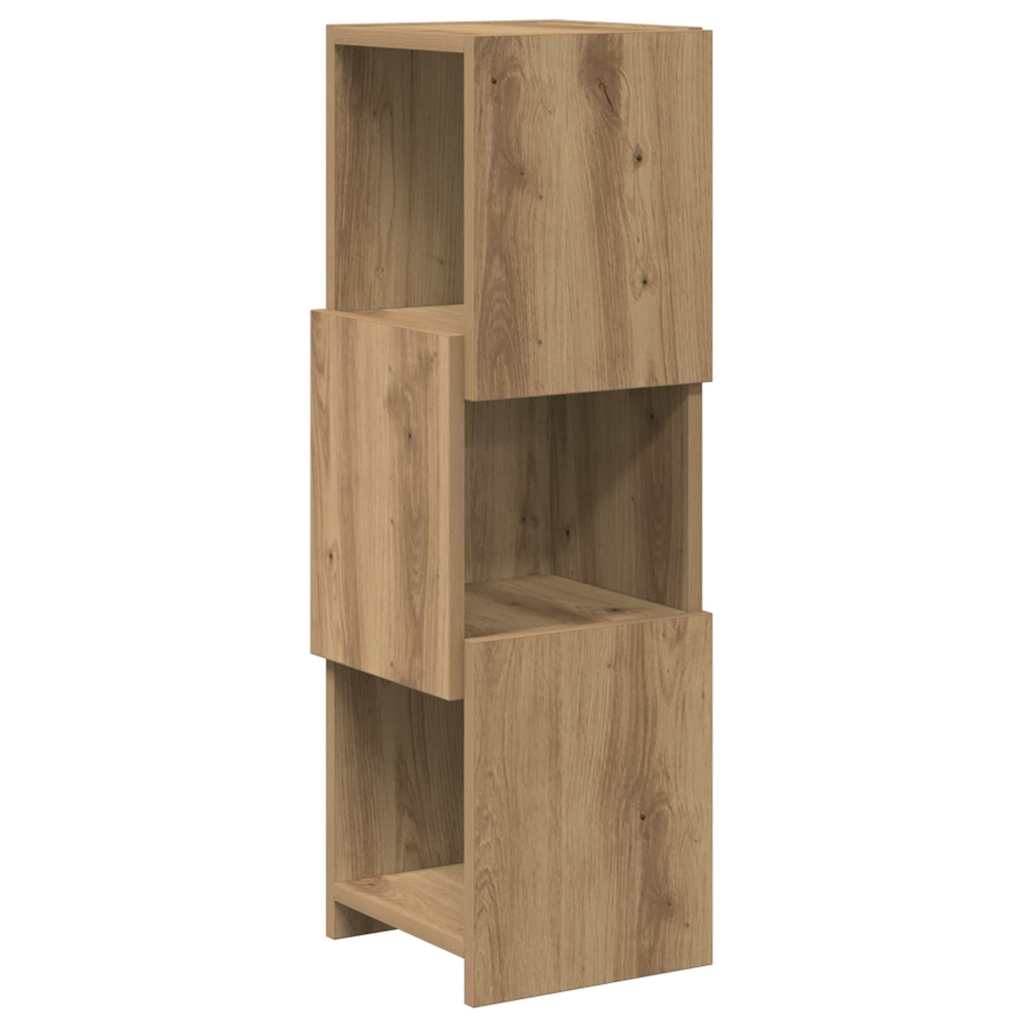 Kutni ormarić Umjetnički hrast 25,5x25x80cm Konstruirano drvo
