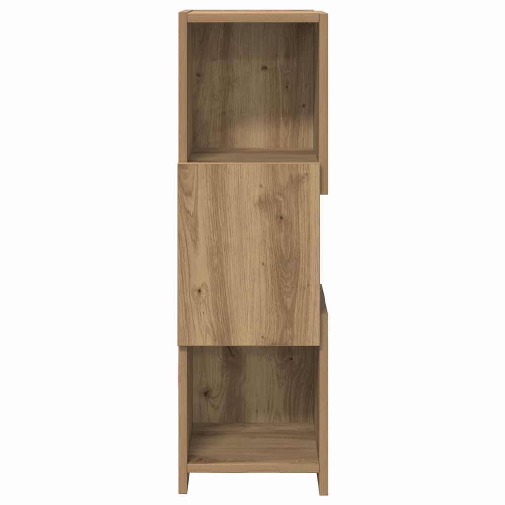 Kutni ormarić Umjetnički hrast 25,5x25x80cm Konstruirano drvo