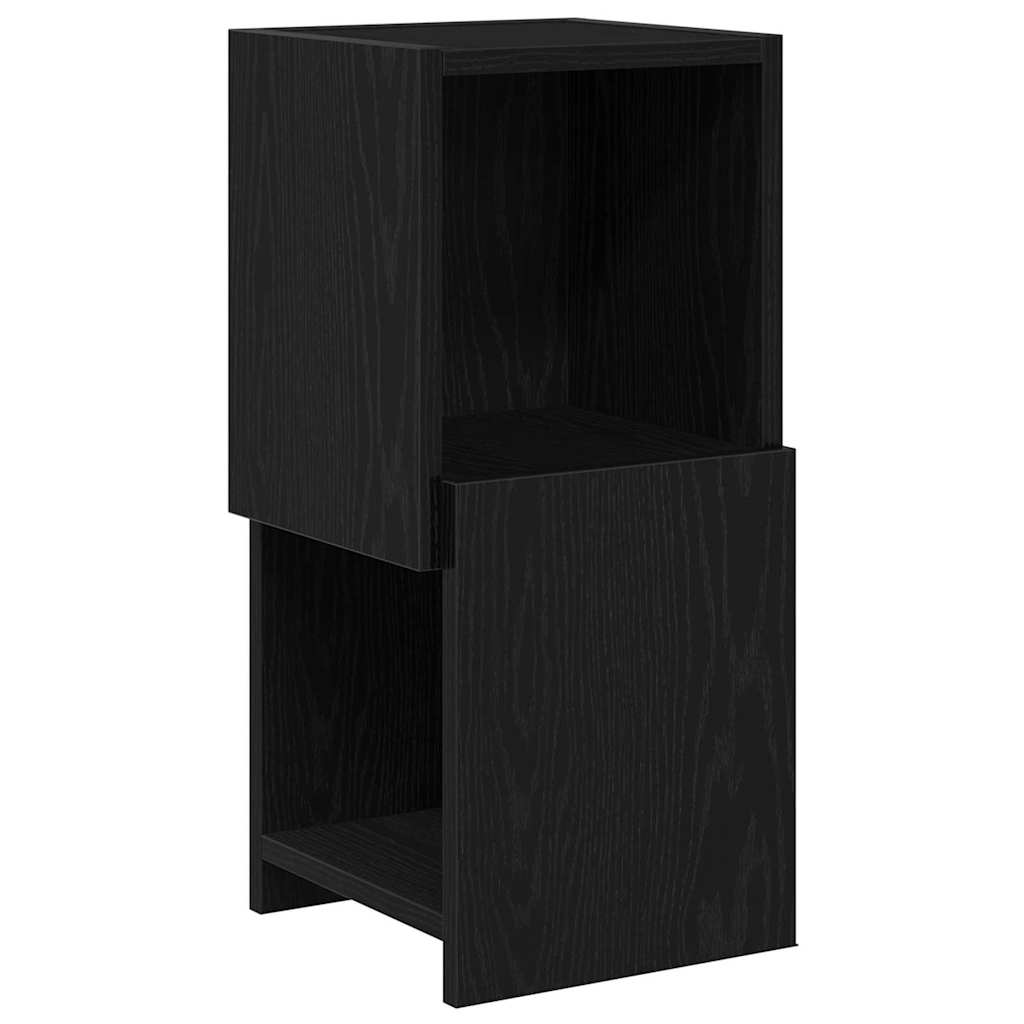 Kutni ormarić Crni hrast 25,5x25x55cm Konstruirano drvo