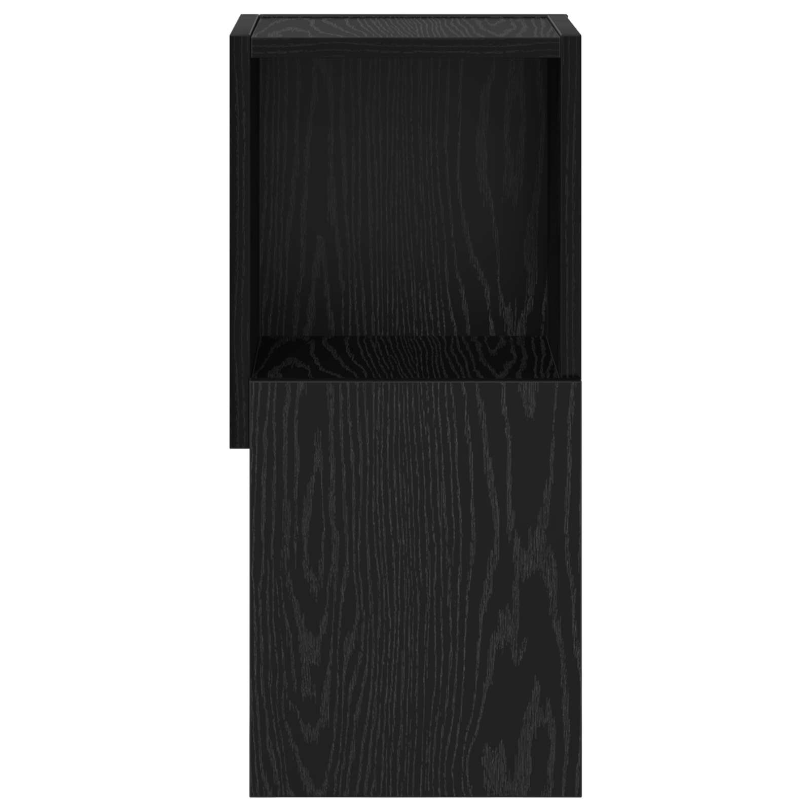 Kutni ormarić Crni hrast 25,5x25x55cm Konstruirano drvo