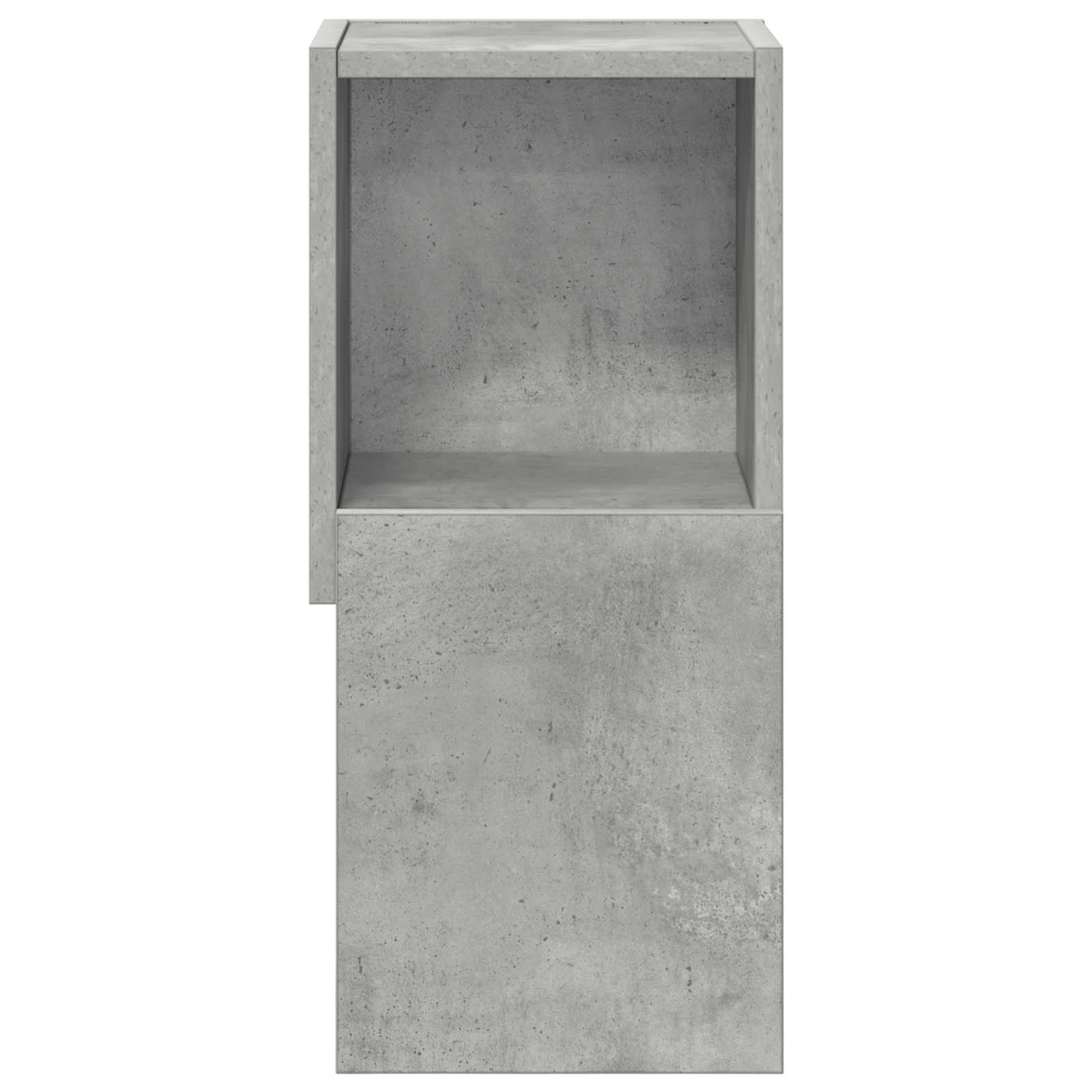 Kutni ormarić Betonski sivi 25,5x25x55cm Konstruirano drvo