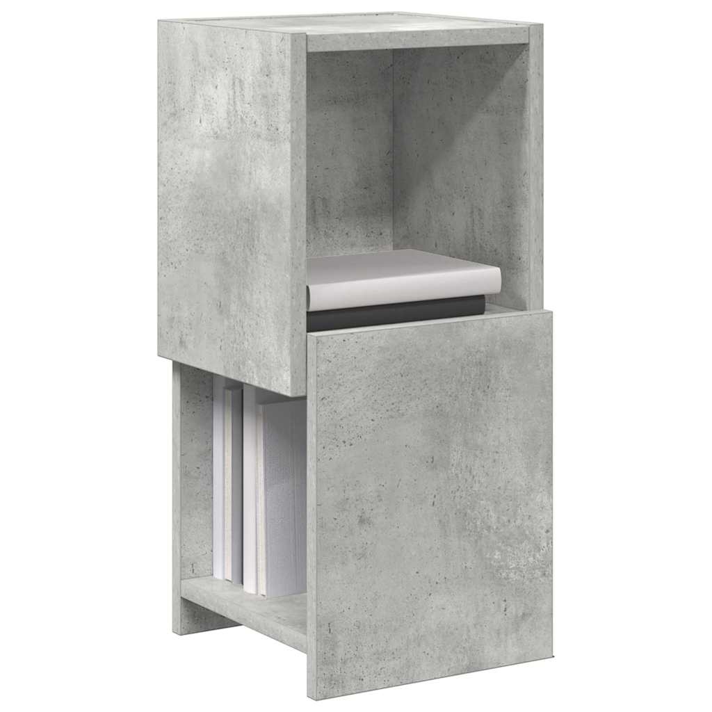 Kutni ormarić Betonski sivi 25,5x25x55cm Konstruirano drvo
