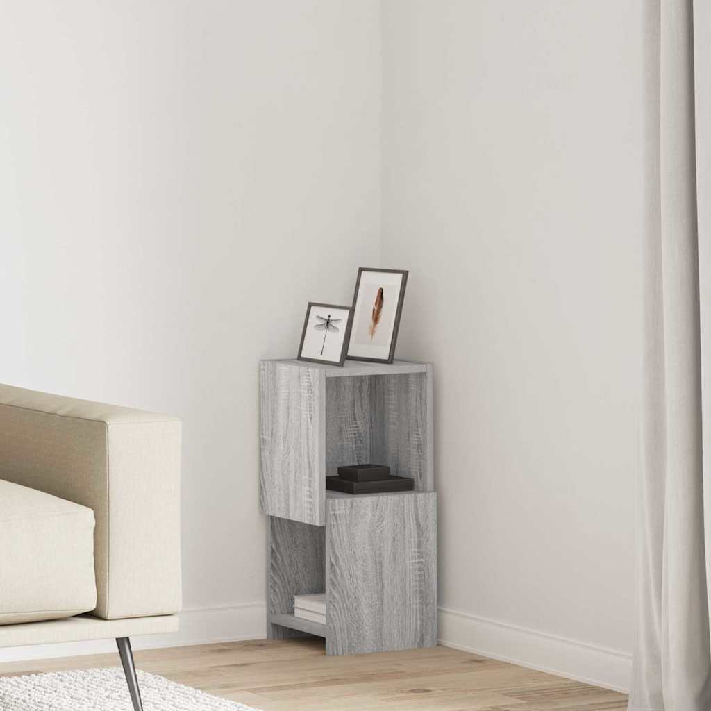 Kutni ormarić Siva Sonoma 25,5x25x55cm Konstruirano drvo