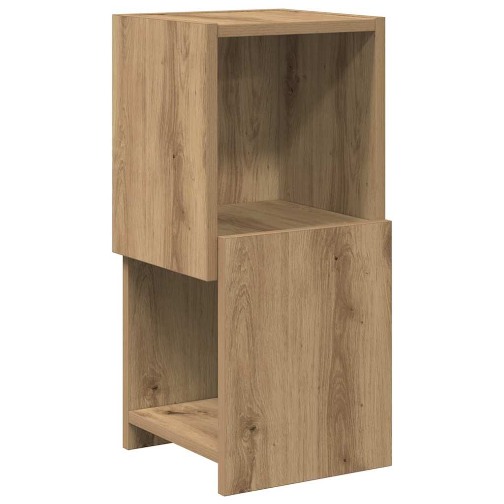 Kutni ormarić Umjetnički hrast 25,5x25x55cm Konstruirano drvo