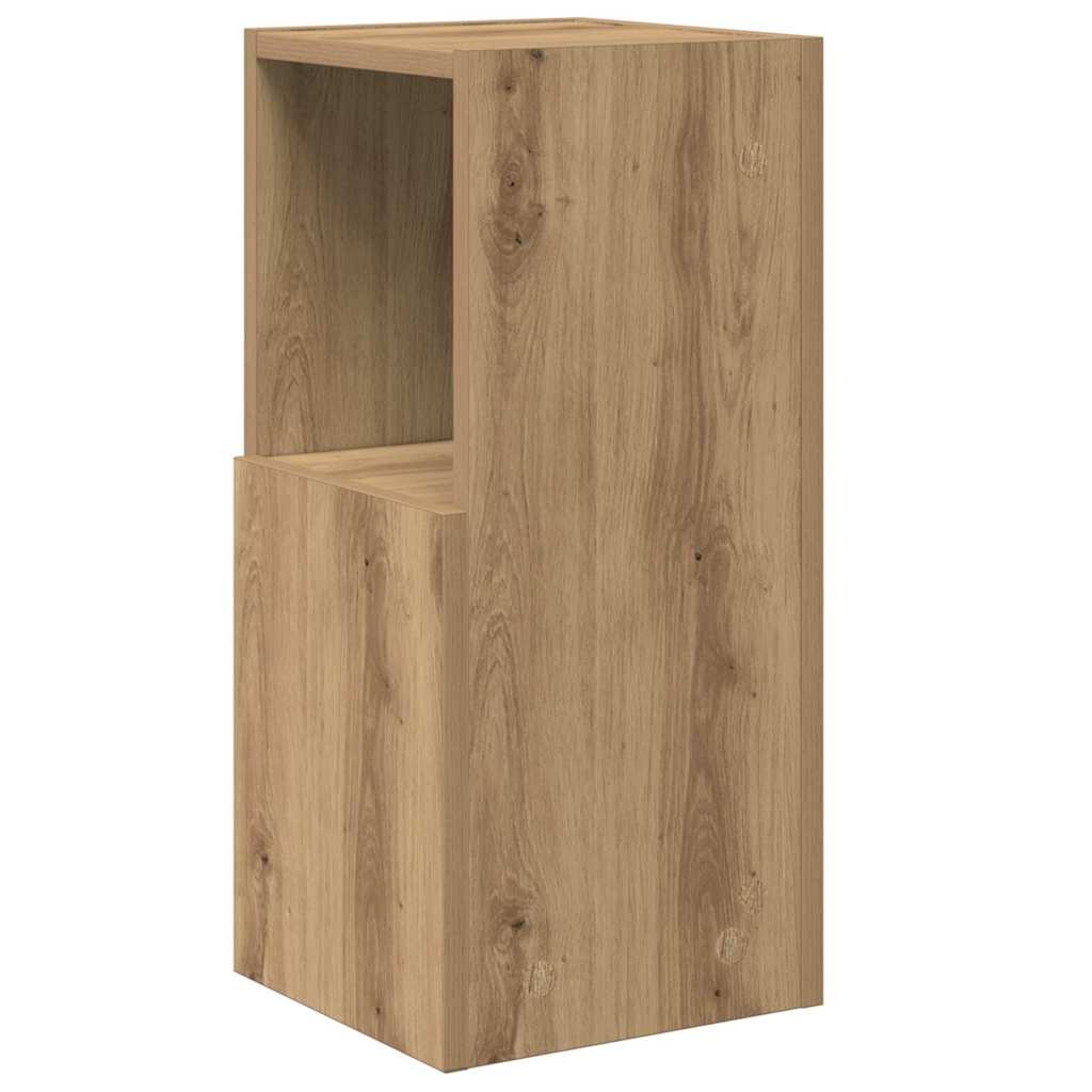 Kutni ormarić Umjetnički hrast 25,5x25x55cm Konstruirano drvo