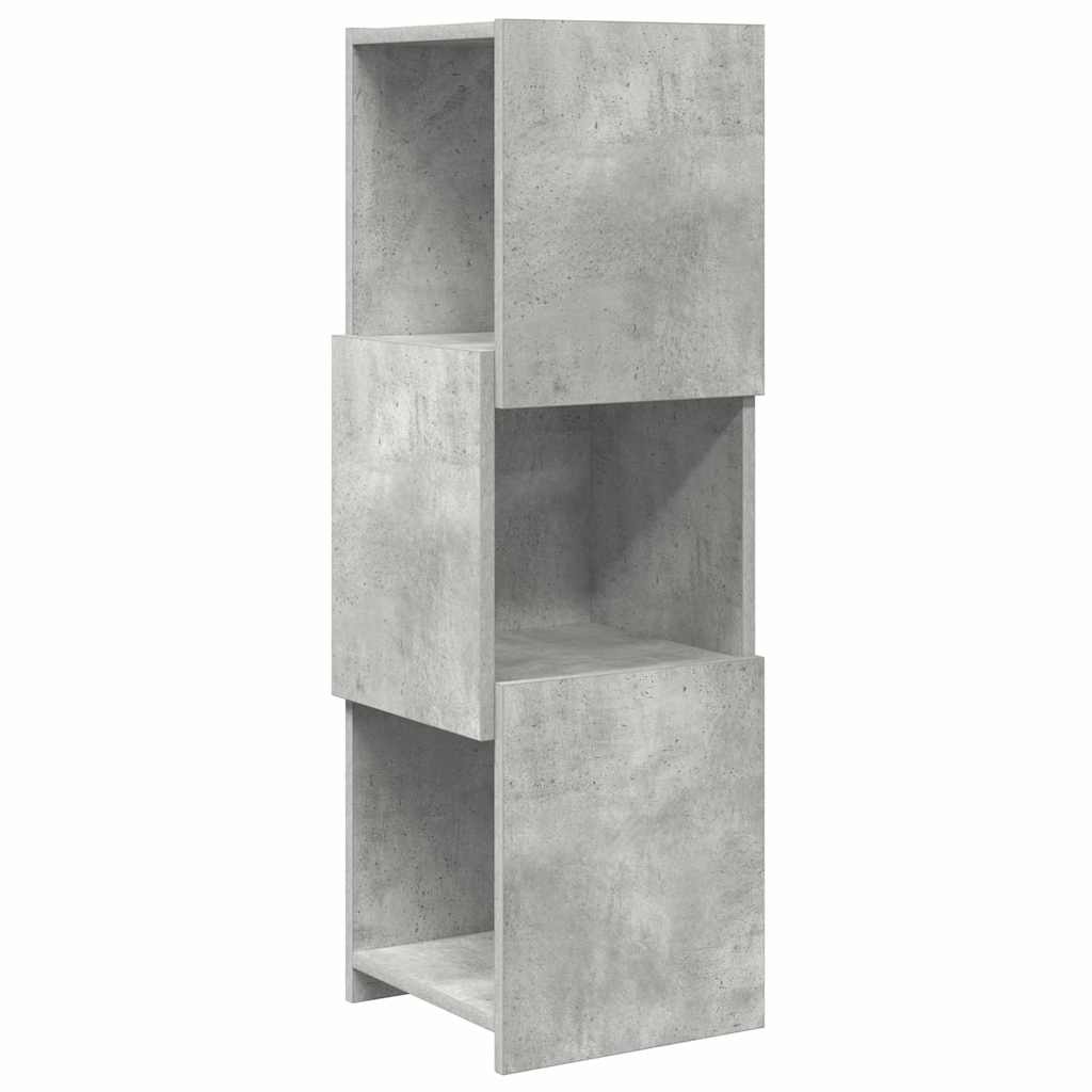 Kutni ormarić Betonski sivi 30,5x30x95cm Konstruirano drvo