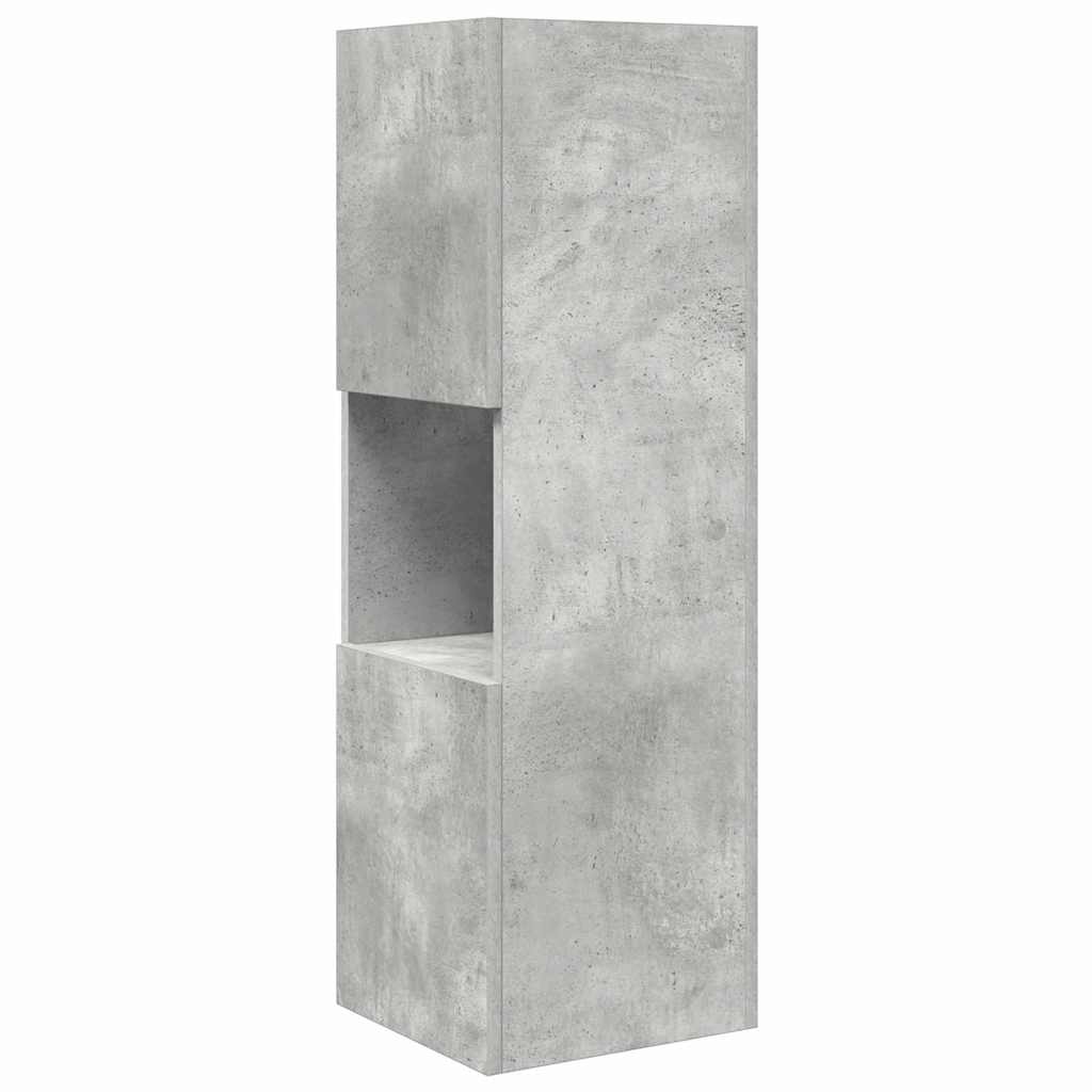 Kutni ormarić Betonski sivi 30,5x30x95cm Konstruirano drvo