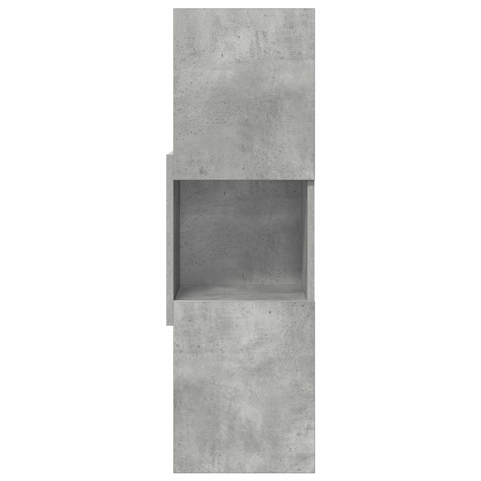 Kutni ormarić Betonski sivi 30,5x30x95cm Konstruirano drvo