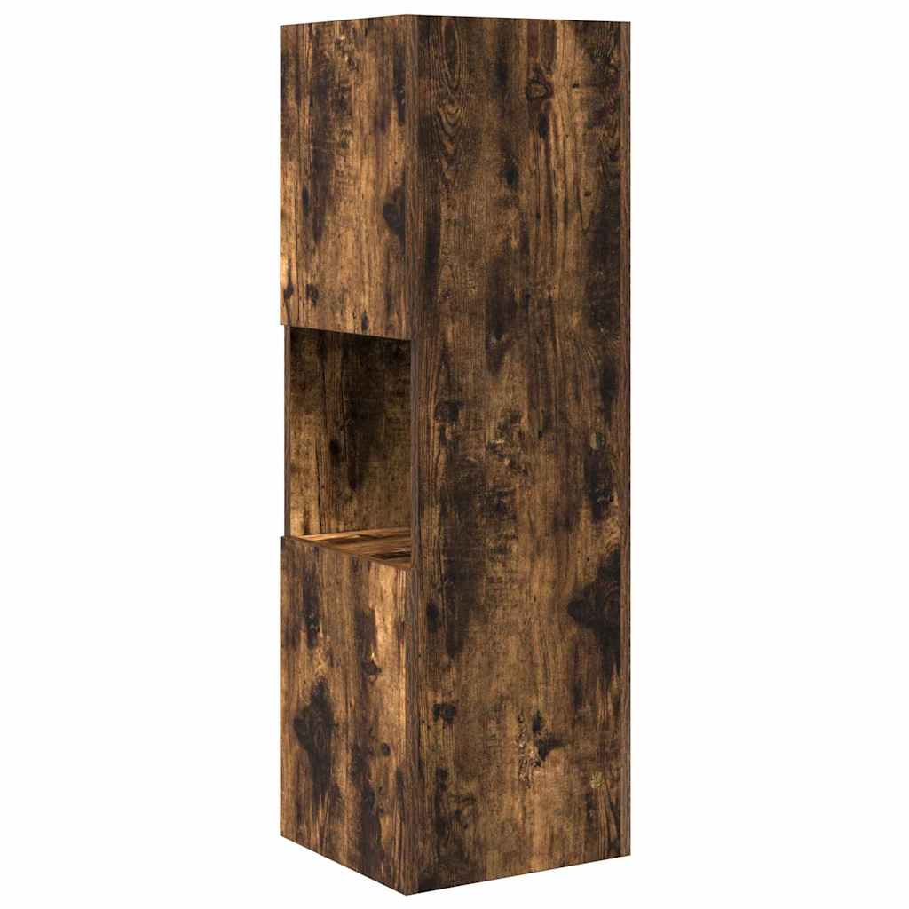 Kutni ormarić Dimljeni hrast 30,5x30x95cm Konstruirano drvo