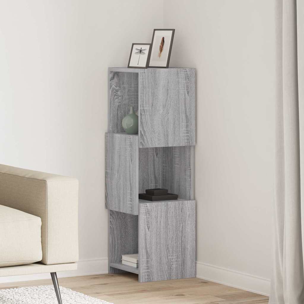 Kutni ormarić Siva Sonoma 30,5x30x95cm Konstruirano drvo