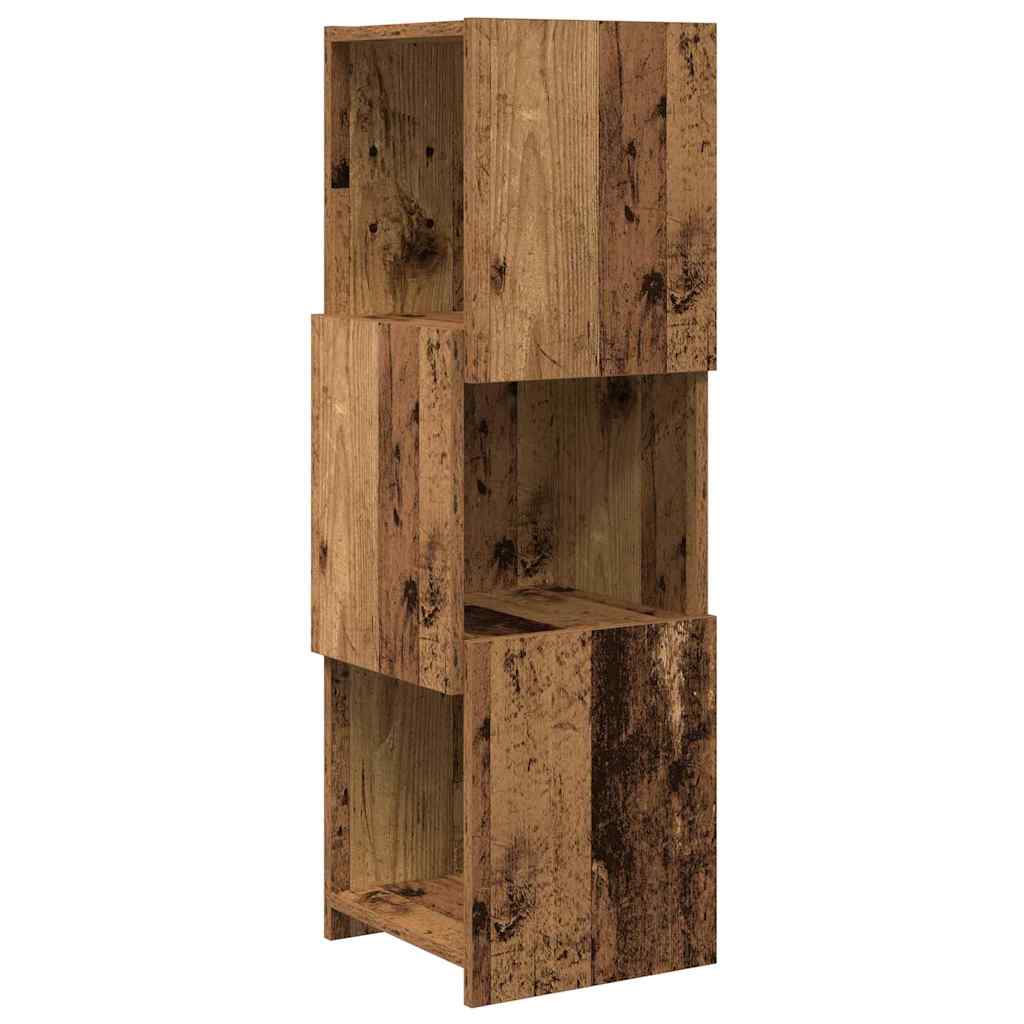 Kutni ormarić Staro drvo 30,5x30x95cm Konstruirano drvo