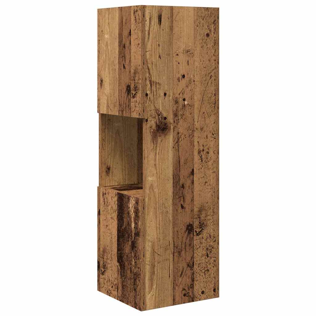 Kutni ormarić Staro drvo 30,5x30x95cm Konstruirano drvo