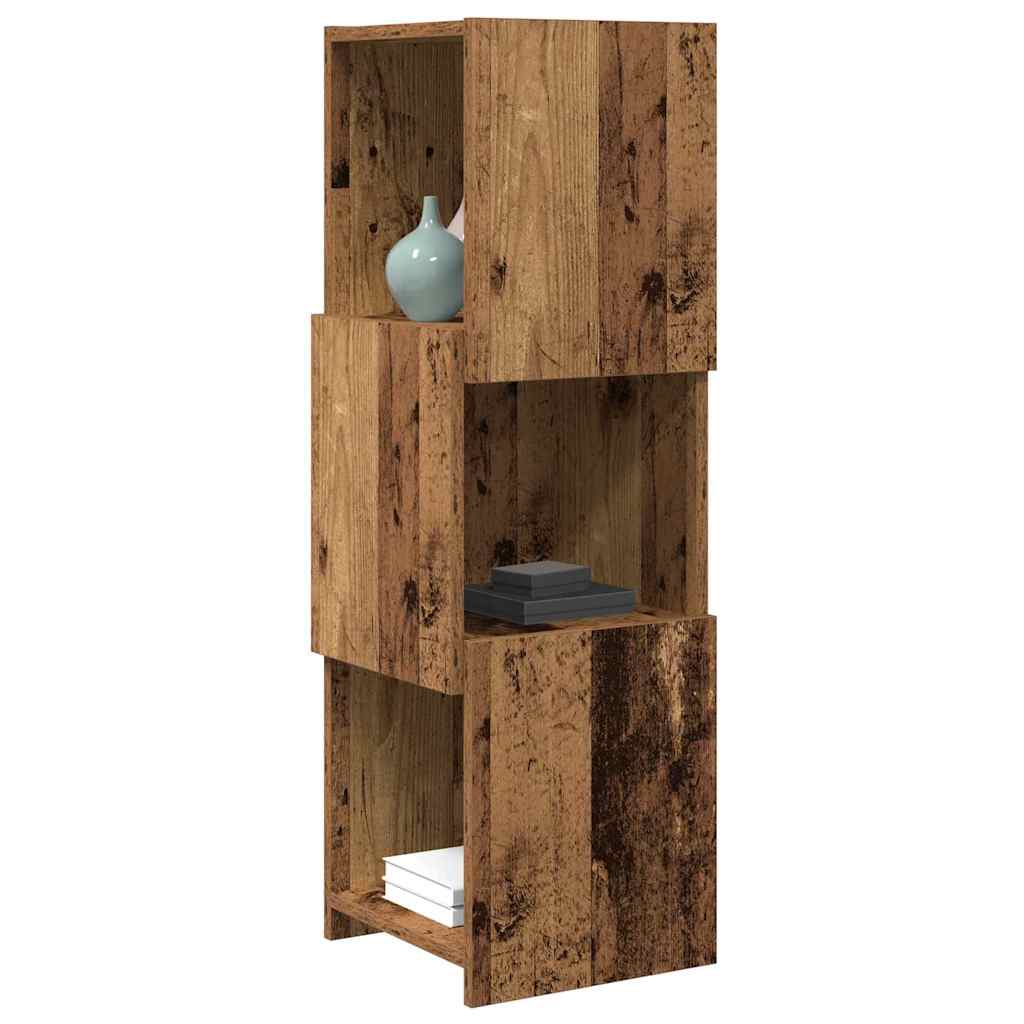 Kutni ormarić Staro drvo 30,5x30x95cm Konstruirano drvo
